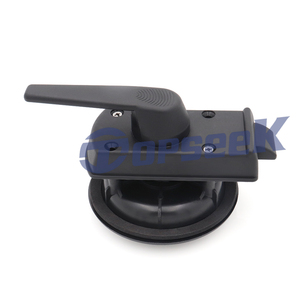 Round RV <strong>Door</strong> Lock with 2 Keys, Black <strong>Plastic</strong> Camper Entry Lock, Waterproof Replacement <strong>Latch</strong> for Motorhome Caravan Boat Cabinet - Product Image 4