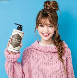 Shampoo réparateur capillaire ELRA Healthy Hair Repair anti-chute 500ML, thérapie du cuir chevelu à faible pH avancée, soin des racines, formule à la vitamine C, flacon pompe - Product Image 1