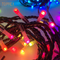 Toprex Étanche Led Télécommande Haute Qualité Multicolore Extérieur Lumières De Noël Musique Rgb Dmx Contrôle Led Guirlandes Lumineuses