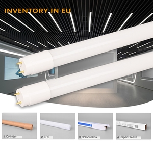 18W 160lm/W <span class=keywords><strong>Fliker</strong></span> Free Led Tubo de vidrio para supermercado Oficina Escuela - Product Image 5