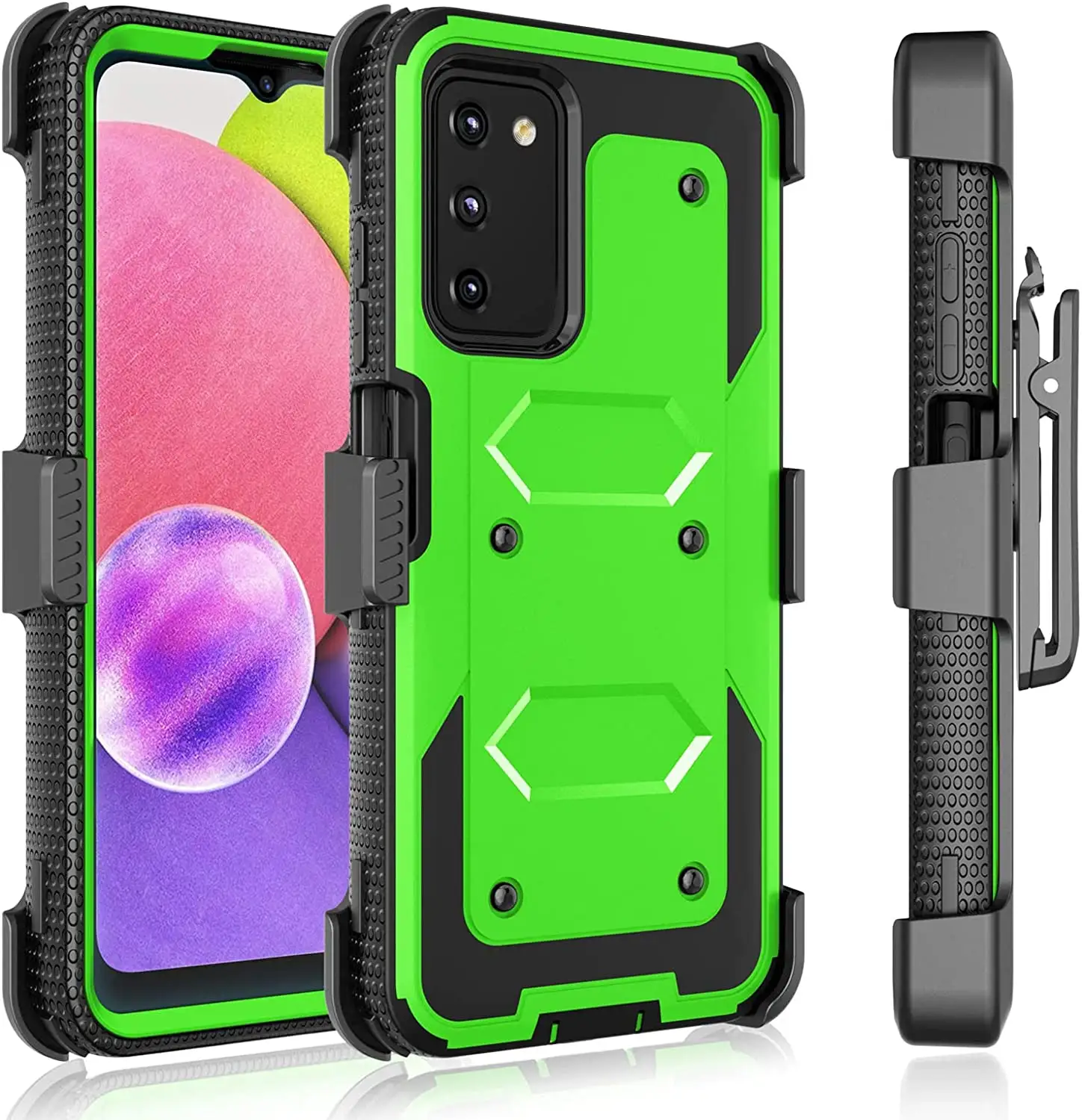 Defender Phone Cases For Samsung Galaxy A15 A05S A14 A24 A34 A54 X Cover 6 Pro Heavy Duty Belt Clip Kickstand Shockproof Cover