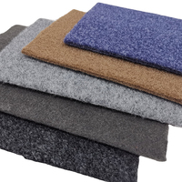 Tela No Tejida de PET con Patrón Cruzado, Ecológica, Transpirable, Impermeable y Duradera, para Interiores de Automóviles, Anti-Tirones