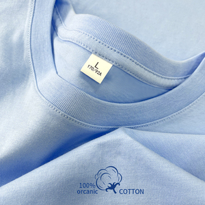 Camisetas de Algodón Tejido de 180g para Hombre, Lisas, Personalizables con Logotipo, Impresión Serigrafiada, Corte Holgado, Ropa de Trabajo, Manga Corta, Venta al Por Mayor - Product Image 2