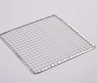 Meilleure Vente Grille Ronde pour Barbecue en Maille 30cm Acier Inoxydable 304 de Qualité Alimentaire pour Camping en Plein Air Barbecue Coréen Taille Personnalisée