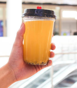 Gobelets en plastique écologiques avec logo personnalisé pour animaux de compagnie, thé au lait, thé aux fruits, baril personnalisé jetable, gobelets en plastique uniques - Product Image 2