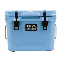 FYCE 20QT Glacière Isotherme Portable Moderne en LLDPE Rotomoulé, Isolation Thermique 5 Jours, Logo Personnalisé, Lettres de Dessin Animé, Alimentation