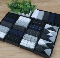 Chaussettes Habillées d'Affaires en Coton pour Homme, Lot de 5 Paires en Boîte, Vente en Gros Automne/Hiver