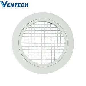 Новый дизайн от Ventech, вентиляция ОВКВ, алюминиевая потолочная решетка для подачи воздуха, Круглая Решетка для яиц