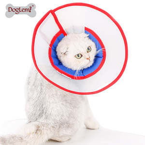 طوق كلاب فاخر ومتين من قماش أكسفورد + شرائح بولي بروبيلين، طوق إلكتروني للكلاب مضاد للعق، غطاء رقبة للحيوانات الأليفة، وشاح، طوق من نوع المقود موصى به من قبل الأطباء البيطريين - Product Image 3