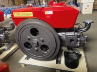 Moteur diesel monocylindre refroidi par eau ZS1100 12 CV 11,03 kW Norme d'émission Euro 3 Démarrage électrique/à lanceur Facile à utiliser pour bateau