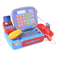 Jouet de caisse enregistreuse électronique pour enfants, jeu de simulation, ensemble de jeu, machine à jouer