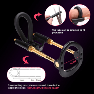 Penis vergrößerung Stretch Clamp Extender Penis Stretching Exerciser Penis Traktion gerät für Männer Dick Growth Portable Sport - Product Image 2