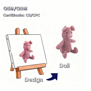 Özel Ucuz Peluş Köpek Çiğneme Oyuncakları Agresif Çiğneyiciler İçin Dayanıklı Yumuşak Gürültülü Evcil Hayvan Yavrusu İnteraktif Oyuncaklar Özel Logo ODM - Product Image 3