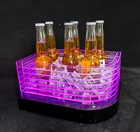 Seau à glace lumineux LED en acrylique de haute qualité, rechargeable, multicolore, pour bar, KTV, bière, cocktail, vin