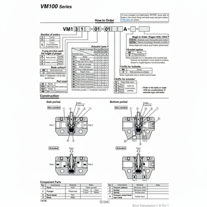 Válvula de control mecánico neumática SMC modelo - Product Image 1
