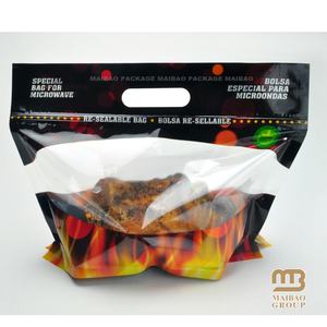 Personalizado Biodegradable Pla Eco Zipper Microwavable Plástico Todo Fresco Parrilla caliente Pollo asado Embalaje <span class=keywords><strong>Bolsa</strong></span> <span class=keywords><strong>de</strong></span> embalaje <span class=keywords><strong>de</strong></span> alimentos congelados - Product Image 2