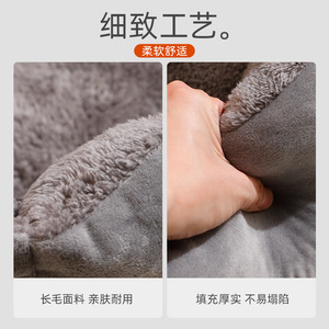 เสื่อสำหรับแมวเท็ดดี้เตียงนอนสัตว์เลี้ยงทำจากผ้าฝ้าย PP อบอุ่นสำหรับฤดูหนาวบ้านสุนัขขนาดเล็ก/กลาง/ใหญ่/แมวใช้ได้ทั้งสี่ฤดูกาลรูปแบบแข็งแรง - Product Image 5