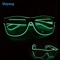 Lunettes à LED pour décoration de fête Lunettes de soleil à LED lumineuses avec LOGO personnalisé