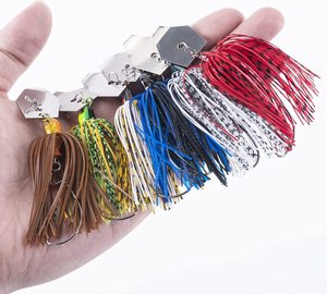 <span class=keywords><strong>Leurre</strong></span> de pêche Chatterbait en gros Appâts bavards blancs et rouges pour bar - Product Image 3