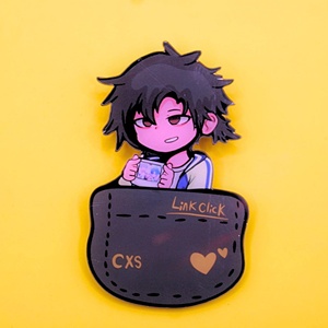 Pin's personnalisé en acrylique OEM/ODM, <span class=keywords><strong>personnage</strong></span> YCH en pose <span class=keywords><strong>de</strong></span> poche, avec Yume et Furry en pose <span class=keywords><strong>de</strong></span> poche, <span class=keywords><strong>personnage</strong></span> fictif YCH OC - Product Image 5