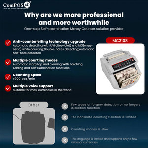 Nouvelle machine de comptage et de détection de billets portable <span class=keywords><strong>en</strong></span> promotion - Product Image 2