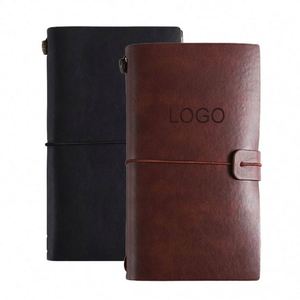 Libreta de Viaje MY MOON PIE LA 018 con Certificación BSCI, para Uso Promocional, con Banda Elástica, 100 Hojas, Organizador de Cuero PU - Product Image 1