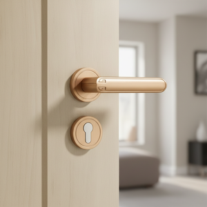 Poignée de <span class=keywords><strong>porte</strong></span> intérieure de luxe en alliage de zinc multicolore avec couvercle de serrure pour salon, hôtel, maison, <span class=keywords><strong>porte</strong></span> en bois - Vente en gros - Product Image 6