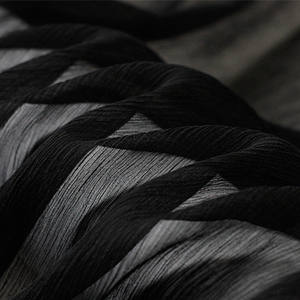 Nuovo Arrivo: Tessuto in Chiffon di <span class=keywords><strong>Seta</strong></span> Musulmano Effetto Stropicciato, <span class=keywords><strong>Verde</strong></span> Scuro Tinto, per Abiti, Sari, Scialli e Sciarpe - Product Image 5