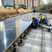 Pieds de nivellement réglables en plastique TAURUS pour dalles de terrasse extérieures en PP