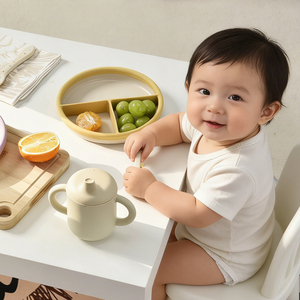 Bol en silicone compartimenté sans BPA, de qualité alimentaire, réutilisable, durable, pour les repas des tout-petits et des enfants - Product Image 4