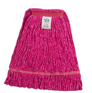 כבד החובה מסחרי סמרטוט החלפת ראש, רטוב תעשייתי כחול כותנה סוף כרך מחרוזת ניקוי מיקרופייבר Mop ראש מילוי - Product Image 1