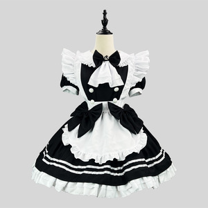 Japanese Style Maid Outfit Black White Lolita Cosplay Costume For Anime Role Playing Spring 2025 - Product Image 2