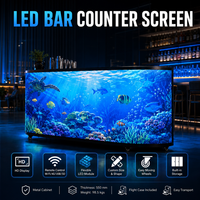 Cabine DJ portable avec écran LED vidéo, indice de protection IP44, pour centres commerciaux et magasins de détail