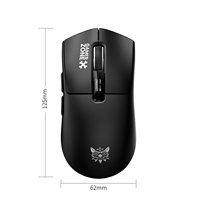 Ratón para Juegos ONIKUMA DM10 OEM Ligero, 2.4G, 68g, 12000 DPI, RGB, Base de Carga Magnética, Personalización de Marca Privada
