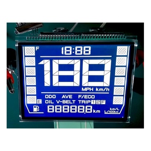 Display LCD a 7 Segmenti Monocromatico Bianco con Pellicola Blu TN HTN per Veicoli Elettrici e Motociclette, Display LCD Personalizzati per Tachimetri - Product Image 2