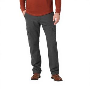 Pantalones Cargo para Hombre, de Algodón, Casuales, de Trabajo, Transpirables, Estilo Safari, Pantalones Utilitarios - Product Image 2