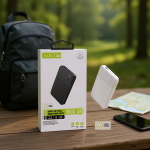 Batería Externa S&N de 5000 mAh 2A con Indicador LED para Carga de Teléfonos Móviles - Product Image 1