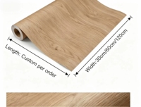 Autocollants muraux en PET en gros, écologiques, imperméables, texture gaufrée (marbre/bois), installation facile DIY, appartement moderne, usage commercial