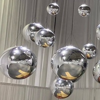 Boule miroir gonflable géante, sphère disco flottante, ballon décoratif accrocheur pour mariage, fête, événements promotionnels