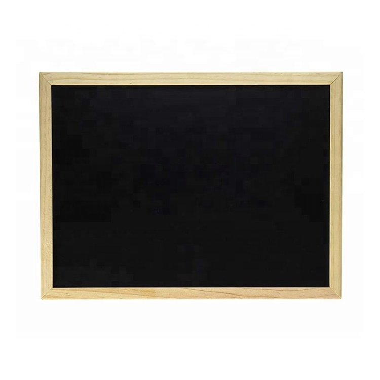 Rifornimento della fabbrica piccola lavagna nera portatile cancellabile lavagna decorazione cornice in legno mini bambini scrittura lavagna in gesso