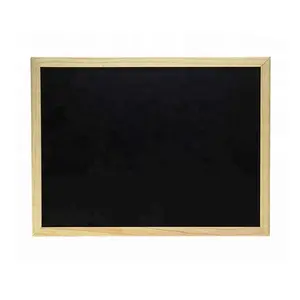 Factory supply small black board size portable erasable chalk board decoration wooden frame mini kids writing chalk blackboard