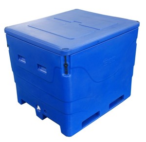 large nestable stackable cooler box fish container for transport