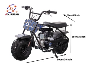 Precio de Fábrica al por Mayor, Motocicleta Todoterreno Fourstar de 99cc, Transmisión Automática de Gasolina, Velocidad de 40km/h, Capacidad de Carga de 75kg - Product Image 2