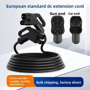 Câble d'extension de charge rapide CCS2 DC 10 mètres Mâle-Femelle 350 kW pour Tesla Model Y VW ID4 Audi E-Tron Utilisation sur autoroute HPC - Product Image 2