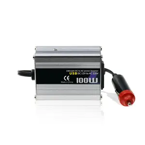 Encendedor de cigarrillos para coche, inversor de corriente de 100W dc a ac