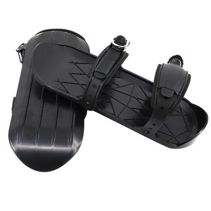 Mini <b>Ski</b> Boots Nylon Metal Buckle Black Unisex Freestyle <b>Ski</b> Wear Waterproof 6 Inch Fixture Size - Product Image 2