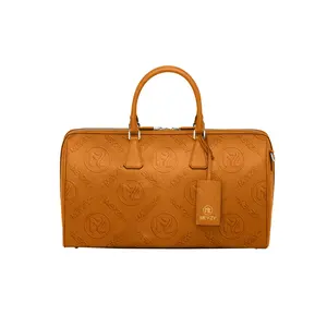 Popular Newest Luxury Large Leather Travel Outdoor Handbags Duffel Bag Custom Logo