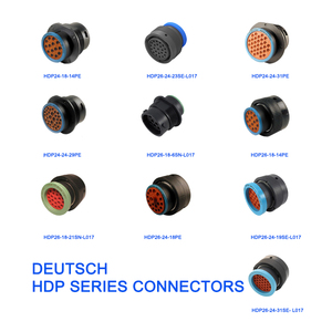 Conector de Cable Automotriz Deutsch, Macho y Hembra, Impermeable, Carcasa de Conector, Enchufe, Serie <span class=keywords><strong>DT</strong></span> DTM DTP DTHD, Contacto de Cobre, PC - Product Image 2