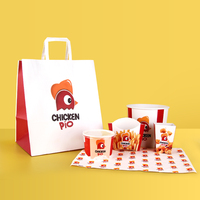 Boîtes d'emballage pour hamburgers personnalisées, impression sur mesure, vente en gros, boîtes à emporter personnalisées, contenants en papier, boîtes écologiques pour frites