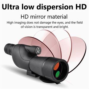 Monokulares Vogel beobachtungs objektiv 25-75x60 Teleskop Hoch leistung HD Low Light Nachtsicht große Blende variabel im Freien - Product Image 6